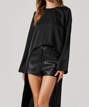 safiya top in black