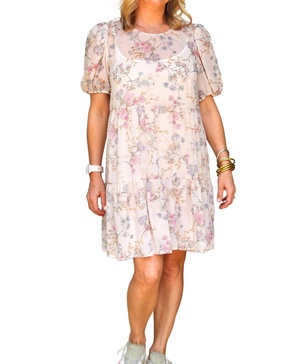 tyler mini dress in white