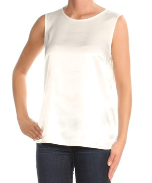 Kasper Women's Sleeveless Charmeuse Shell