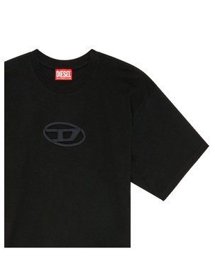 Diesel T-Buxt Cropped Cotton T-Shirt