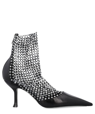 Crystal Mesh Stiletto Heel Shoes