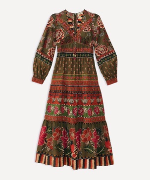 Multicolour Ainika Floral Garden Maxi-Dress
