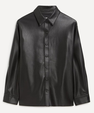 Aylin Faux Leather Shirt