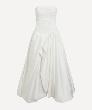 Violette Bubble-Hem Maxi Dress