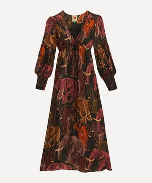 Elephants Maxi Dress