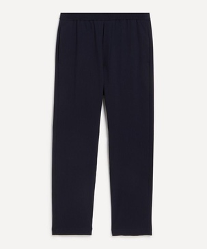 Riobarbo Ribbed Virgin Wool-Blend Straight Leg Trousers