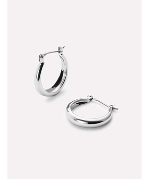 Endless Hoop Earrings - Venus Silver