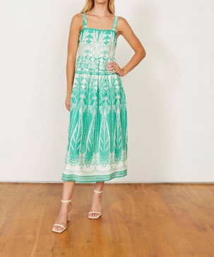 piper dress in woodcarved palm