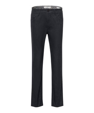men's woolook herringbone chuck five pocket trousers in athletic