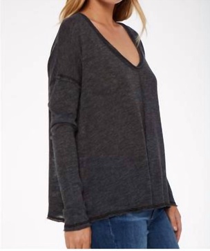 get up & go long sleeve in black
