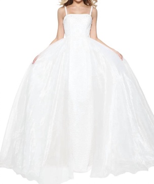 a-line wedding dress in ivory