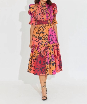 noelle dress in panthera