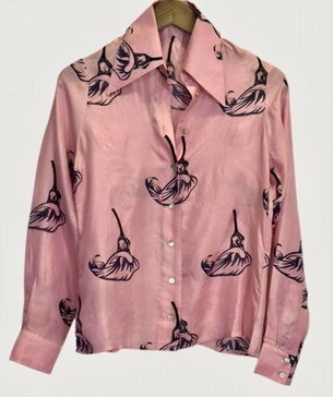 calla lily shirt in pink