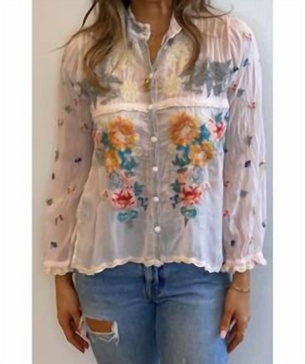 ezra blouse in lily