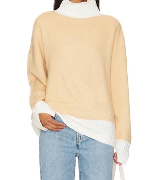 andi sweater in beige/ivory