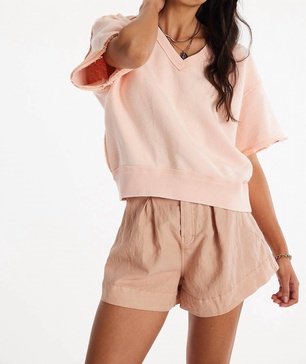so easy sweatshirt in tropical peach