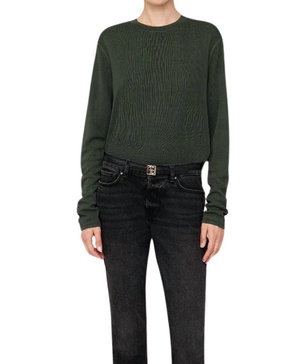 giorgio sweater in dark olive