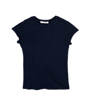 sheryl recycled baby tee in vintage black