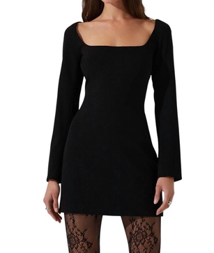 calanthe dress in black