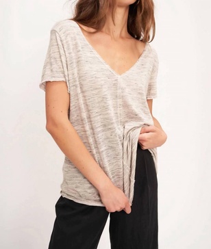 wearever marled tee in ivory