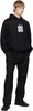 Black Flame Logo Hoodie