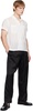 Black Satin Track Pants
