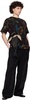 Black Signature Scrawl Boxy T-shirt