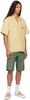 Green Regular Cargo Shorts