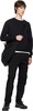 Black Light Fleece Crewneck Lens Sweatshirt