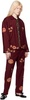 Burgundy Rococo Trousers