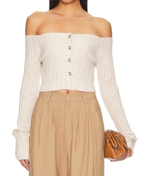 sidone top in creme