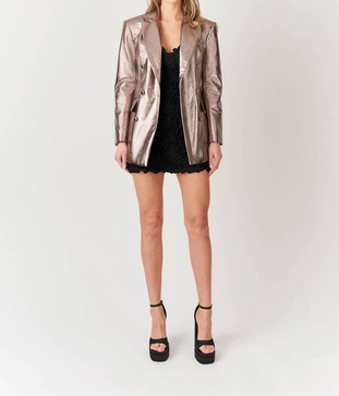 yasmine blazer in grey