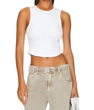 nova tank top in white