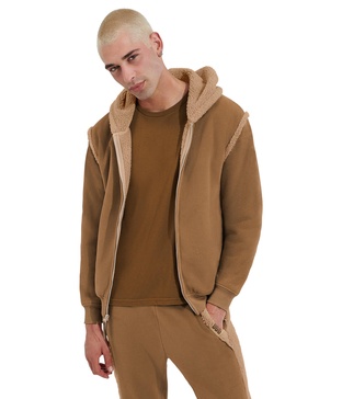 UGG Men's Evren Bonded Fleece Zip Up Sweatshirt