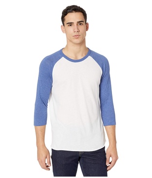 Alternative Men's Baseball Tee, Keeper Crewneck Raglan Shirt
