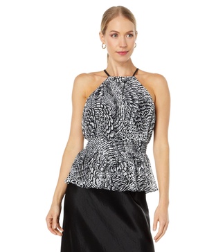 BCBGMAXAZRIA Peplum Top
