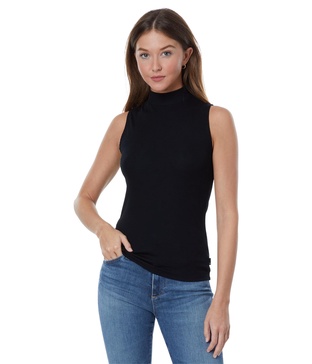 AG Adriano Goldschmied Women's Edie Sleeveless Turtleneck