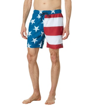 Billabong Men's Standard Americana 4th of July Elastic Waist Boardshort