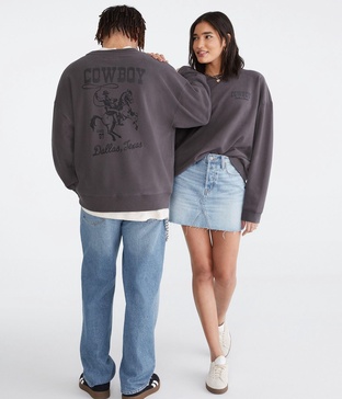 texas cowboy essentials crew sweatshirt