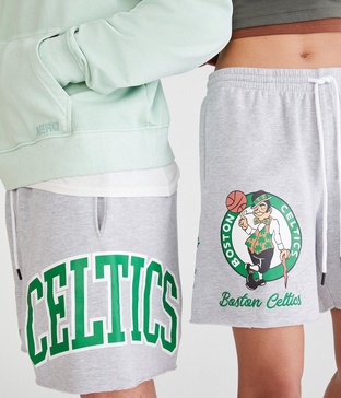 boston celtics fleece shorts 6"