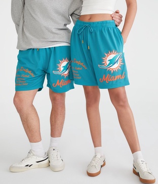 miami dolphins mesh shorts 6"