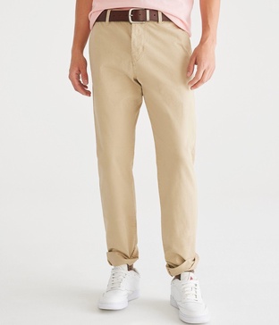 men's slim straight stretch chinos