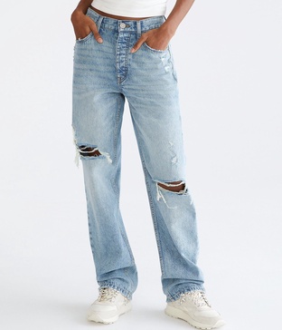women's '90s super high-rise baggy jean