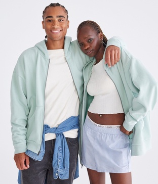 cloud soft full-zip hoodie