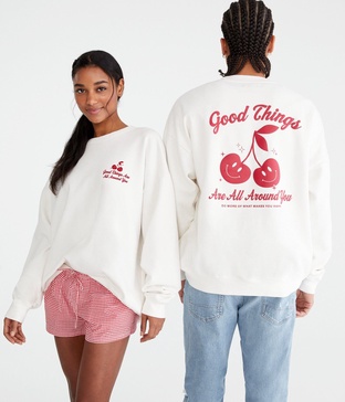 good things all around essentials crew sweatshirt