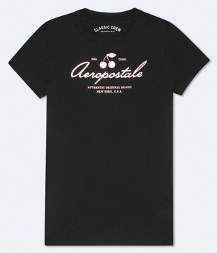cherries foil graphic tee