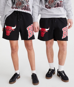 chicago bulls fleece shorts 6"