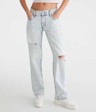 low-rise baggy jean