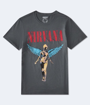 nirvana in utero relaxed graphic tee