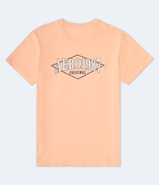 1987 diamond appliqué graphic tee